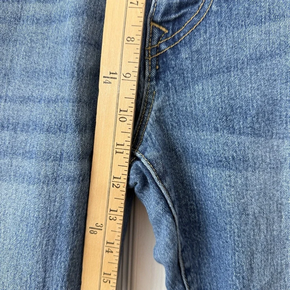 True Religion Geno Jeans Mens 36 Medium Wash Flap Pocket Relaxed Slim Denim TR